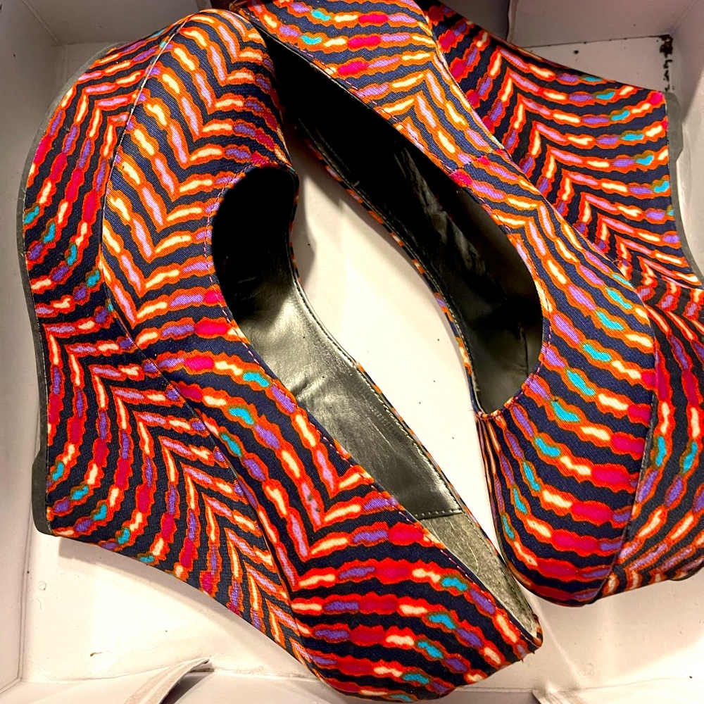 Brilliant colored Madden girl heels